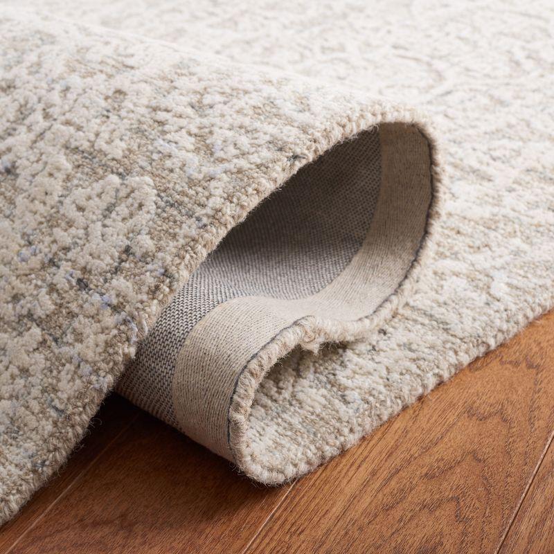 Safavieh Floral Hand Tufted 60% Wool, 20% Viscose, And 20% Cotton Floral Rug