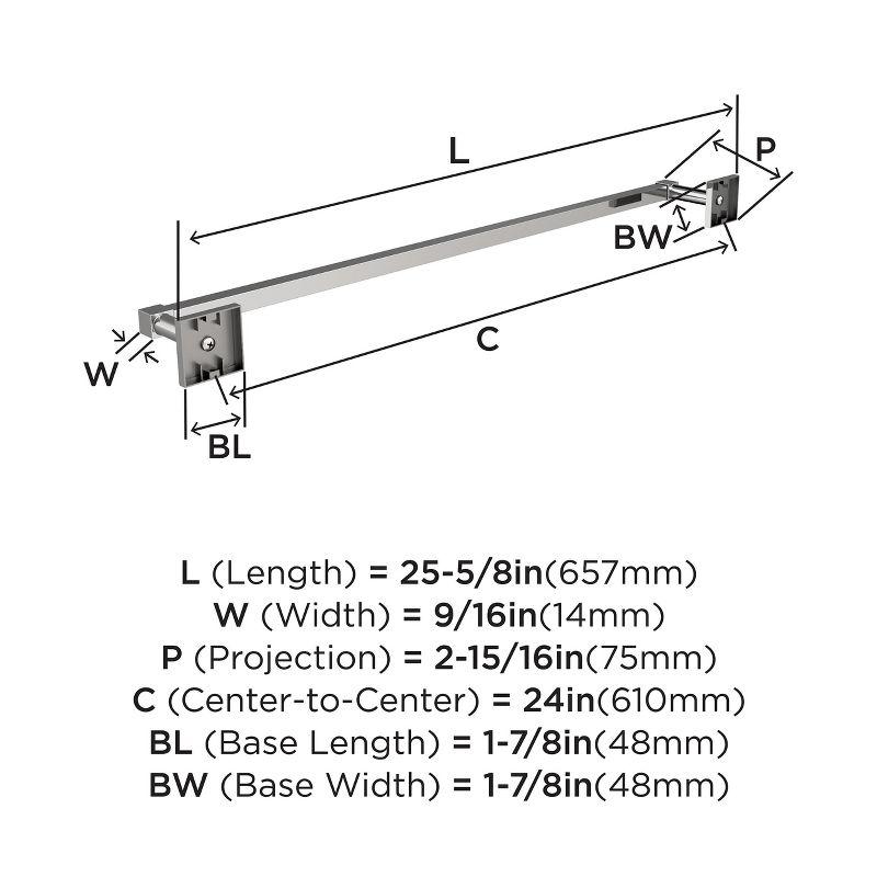 Appoint 25.87" Wall Mounted Towel Bar