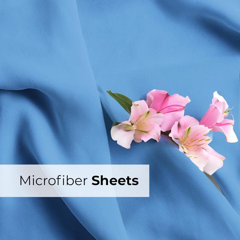 4 Piece Extra Deep Pocket Microfiber Sheet Set - CGK Linens