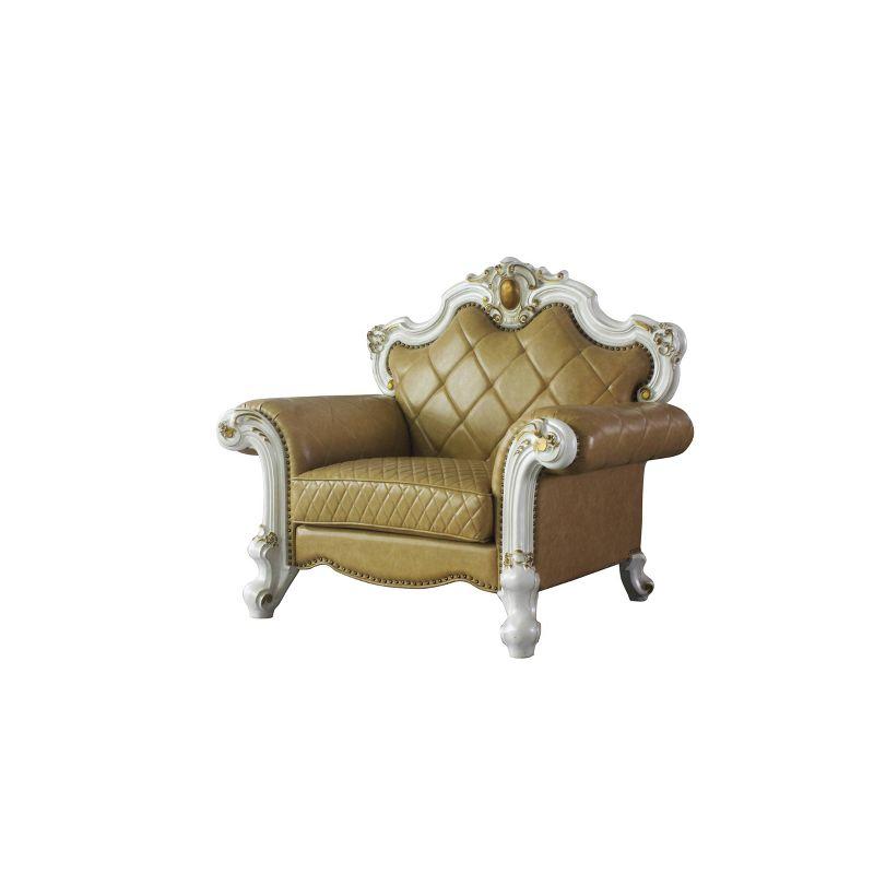 Faux Leather Armchair