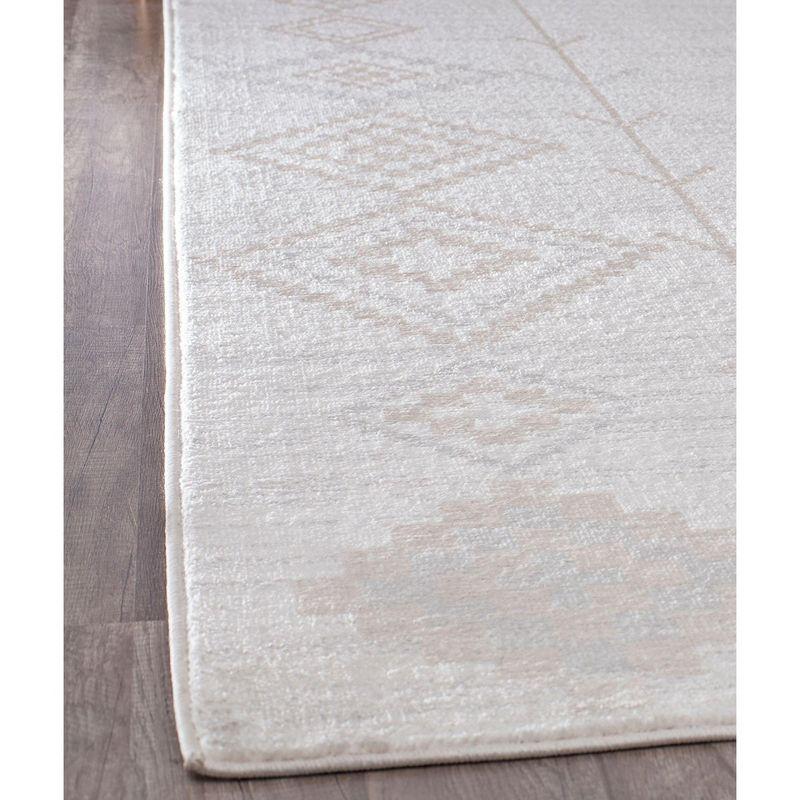 Bodrum Tribal Native Cream Area Rug