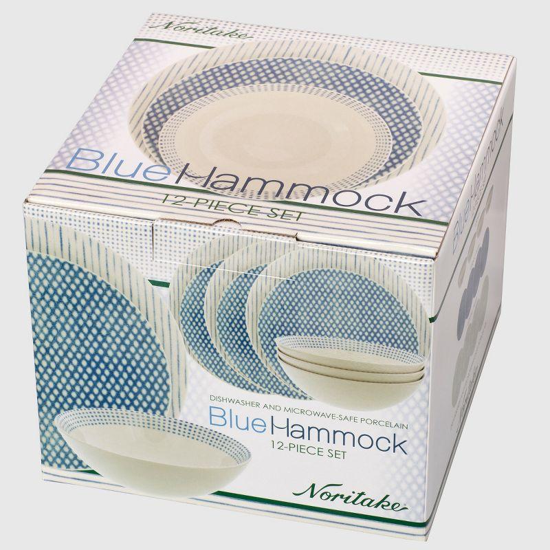 Noritake Hammock Coupe 12-Piece Dinnerware Set