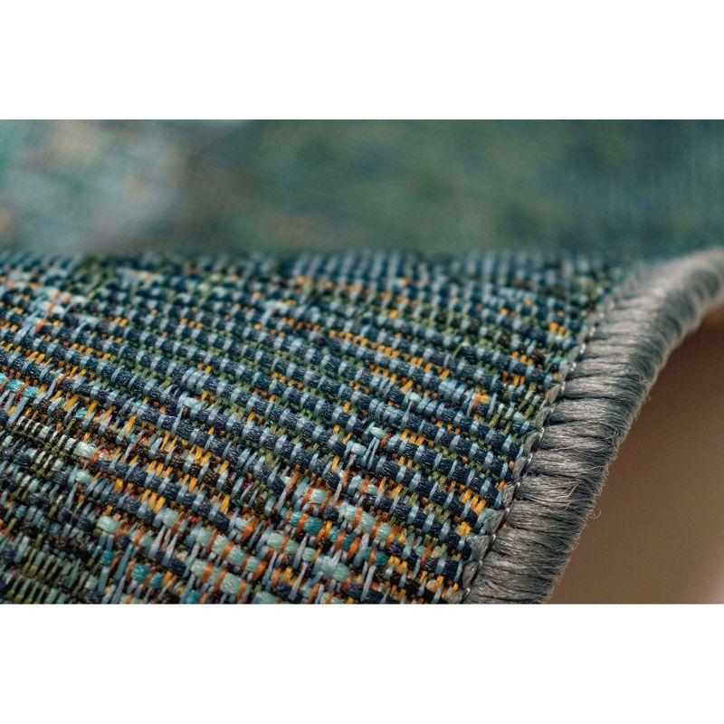 Liora Manne Marina Kermin Indoor/Outdoor Rug Blue 3'3" x 4'11"