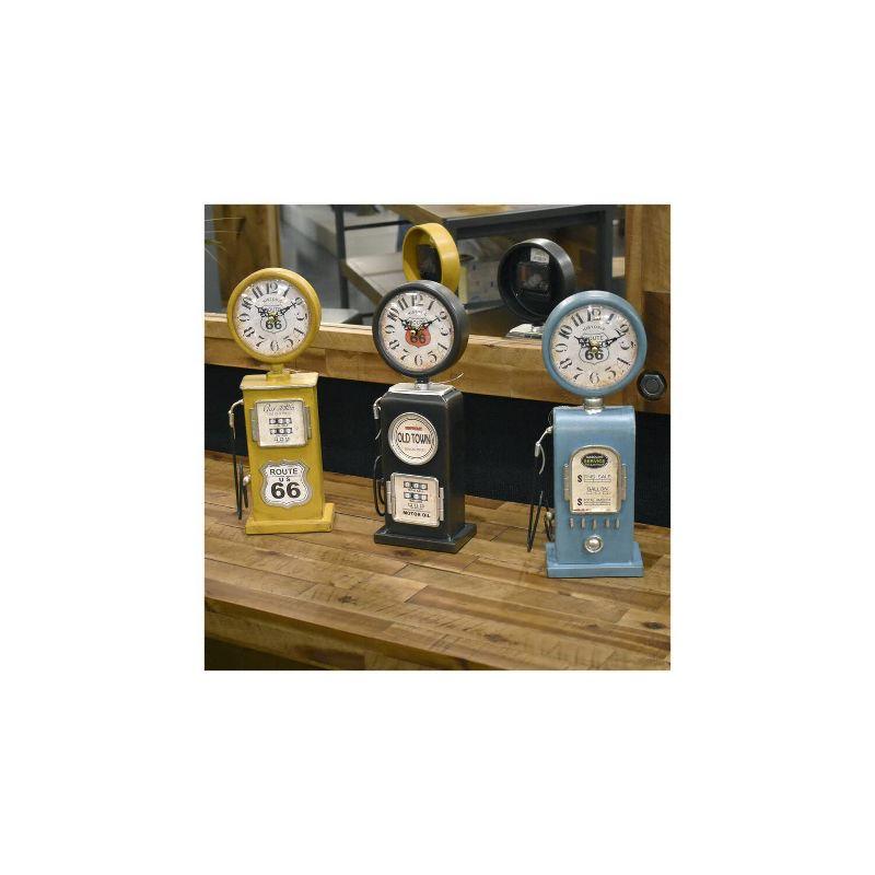 Yosemite Home Decor Route 66 Blue Table Top Clock