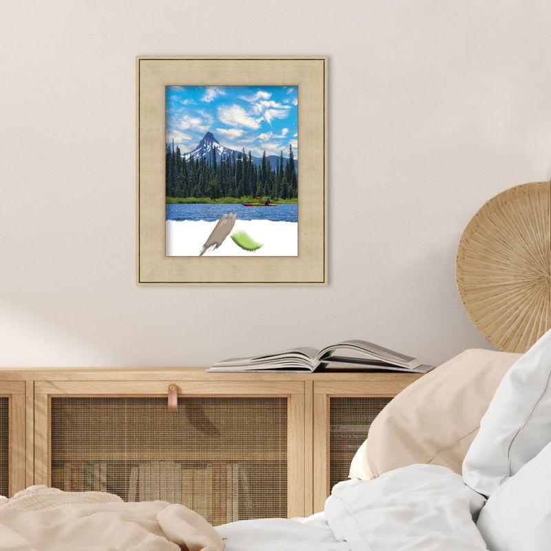 Amanti Art Classic Honey Silver Picture Frame Opening Size 11x14 in.