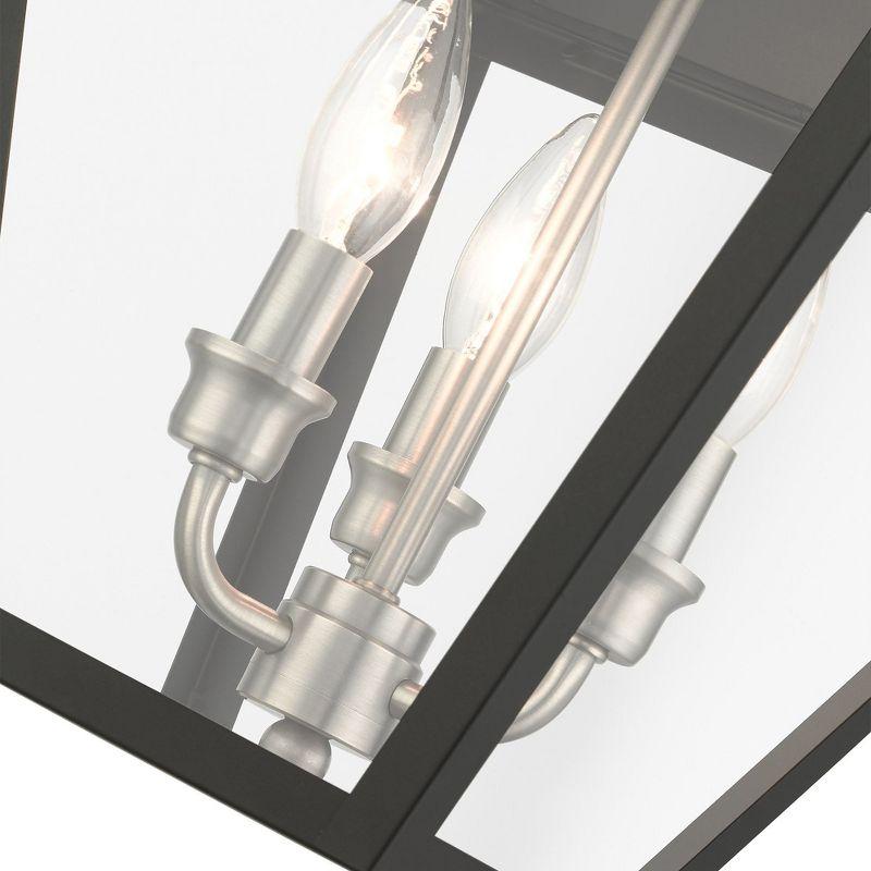 Livex Lighting Mansfield 3 - Light Pendant in  Black