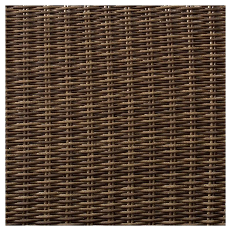 Crosley Bradenton Outdoor Wicker Loveseat with Sand Cushions: Steel Frame, UV-Resistant