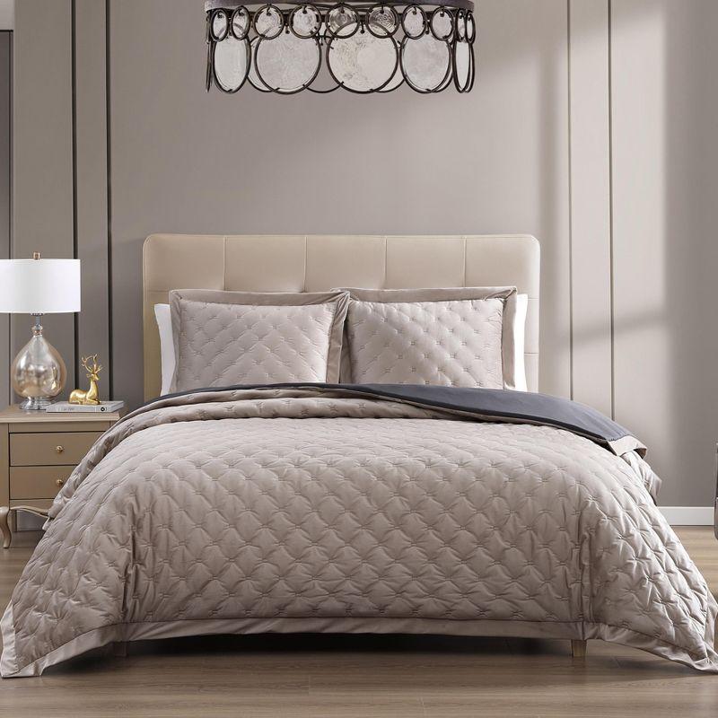 BeBeJan Bebejan 3 Piece Velvet Comforter Set