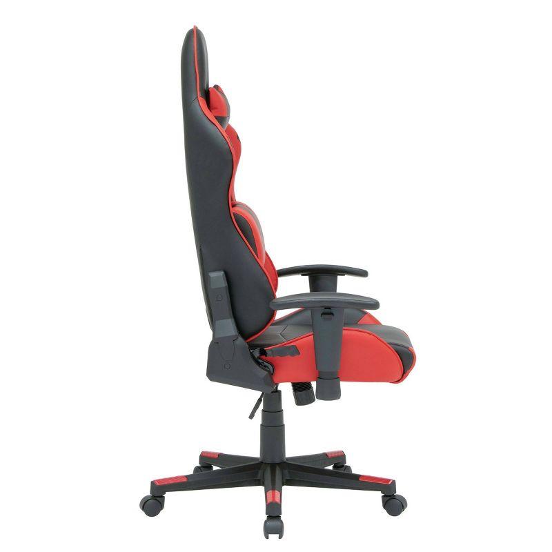 High Back Ergonomic Gamer/Office Chair Red/Black - SD Gaming