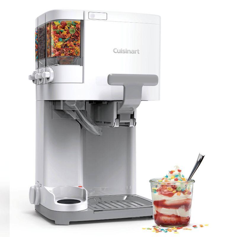 Cuisinart Mix It In 1.5 Quart Soft Serve Ice Cream Maker for Frozen Yogurt, Sorbet, Gelato, Drinks