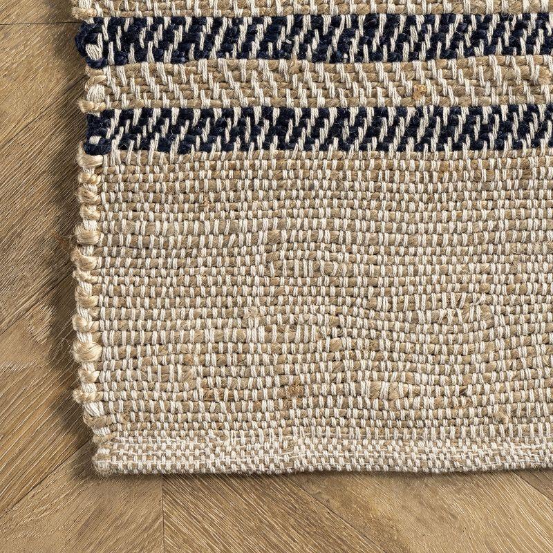 Lauren Liess x Rugs USA Meadow Striped Jute Area Rug