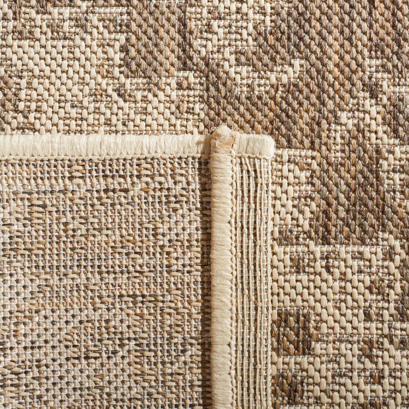 Beach House BHS137 Power Loomed Indoor/Outdoor Runner Rug - Beige/Cream - 2'2"x8' - Safavieh
