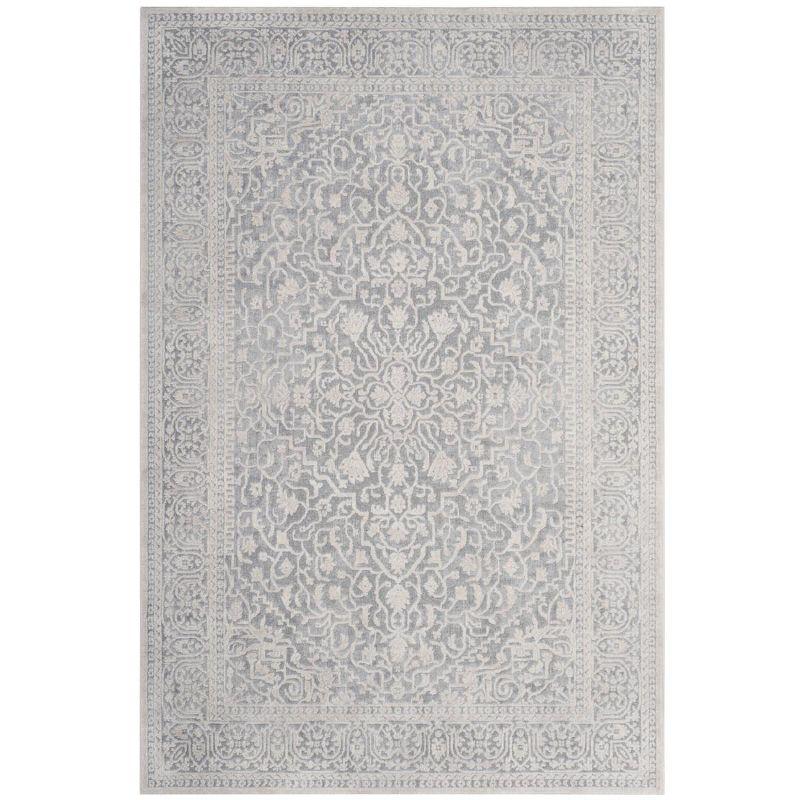 Reflection RFT670 Power Loomed Indoor Area Rug - 5'1"x7'6" - Light Grey/Cream - Safavieh