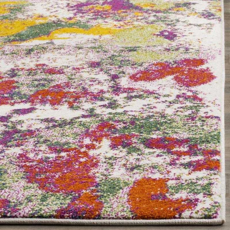 Watercolor WTC696 Power Loomed Indoor Accent Rug - Light Green/Rose - 2'7"x5' - Safavieh