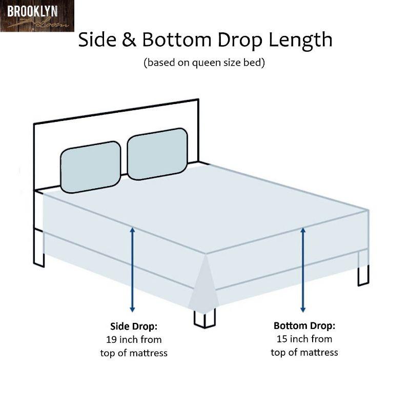 Brooklyn Loom Brooklyn Loom Oversized Cotton Percale King 3 Piece Comforter Set