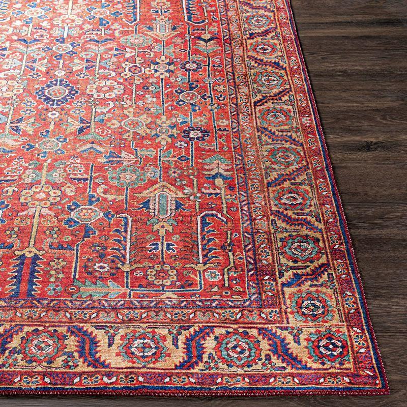 Mark & Day Loveren 5'x7'6" Rectangle Woven Indoor Area Rugs Bright Red