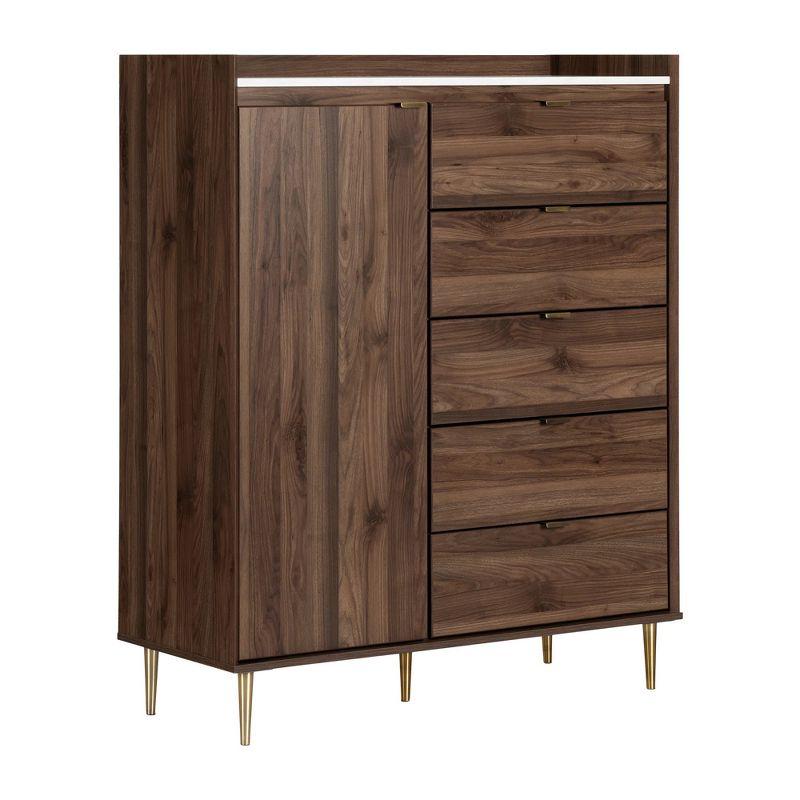 Hype 5 Drawer 44.5'' W Combo Dresser