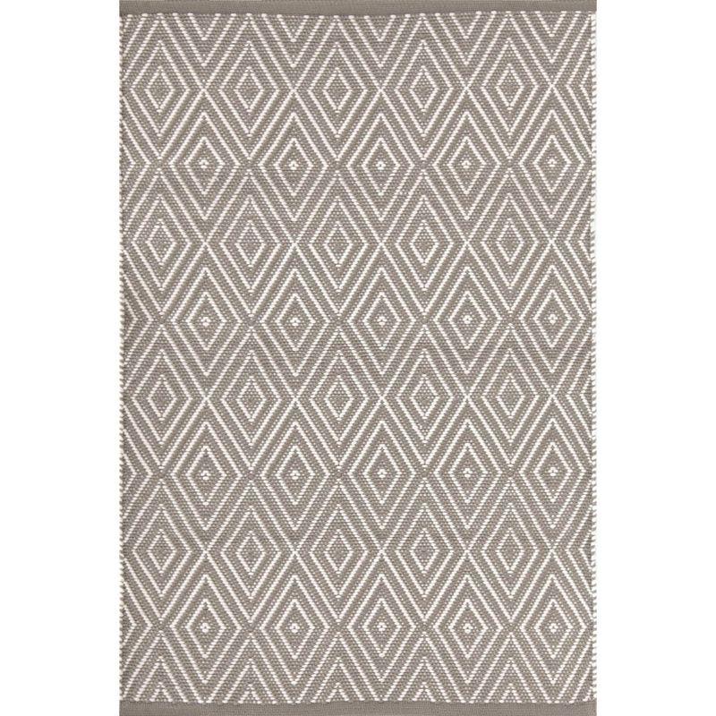 Diamond Fieldstone/Ivory Handwoven Indoor/Outdoor Rug