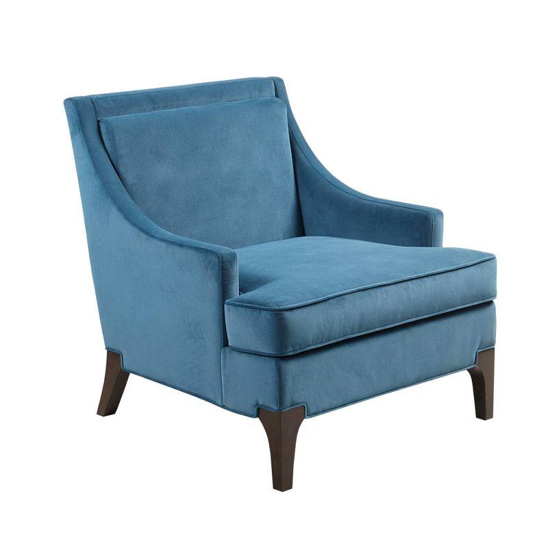 Anna Martha Stewart Anna Velvet Armchair with Lumbar Pillow