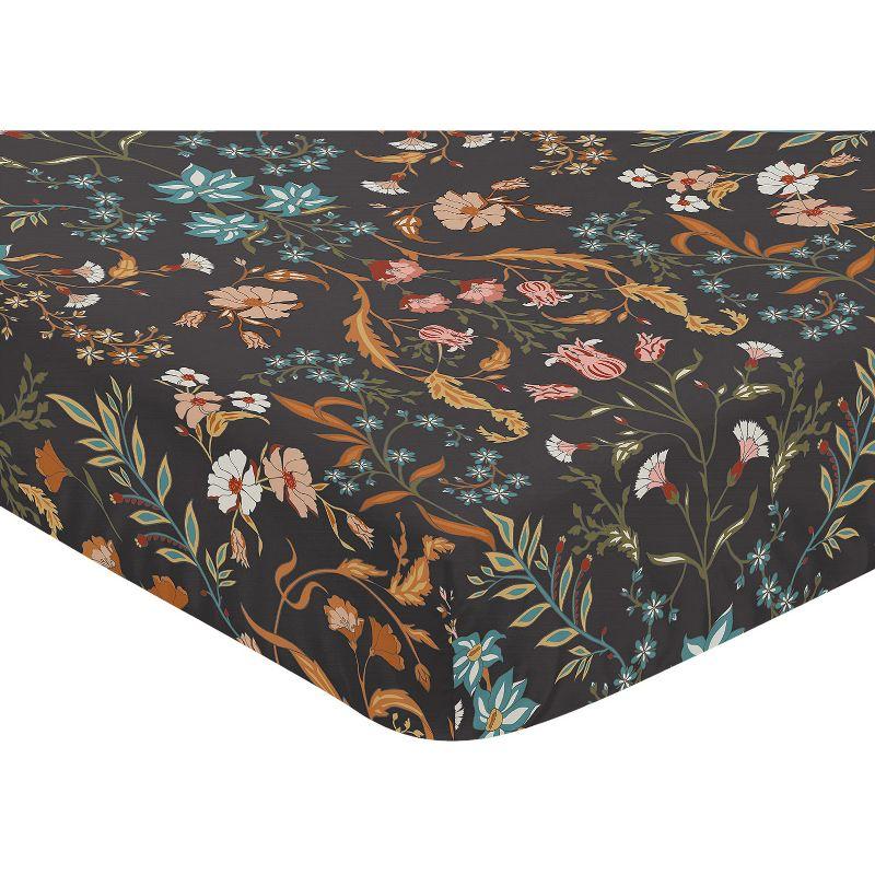 Sweet Jojo Designs Boho Floral Wildflower Fitted Crib Sheet by Sweet Jojo Designs