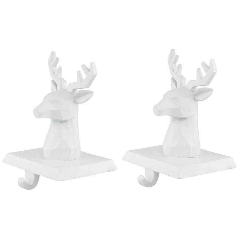 Reindeer Head Christmas Stocking Holders