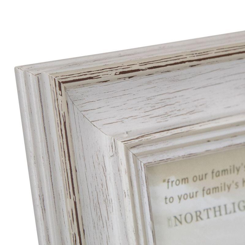 White Distressed Vintage Picture Frame Tabletop Decor
