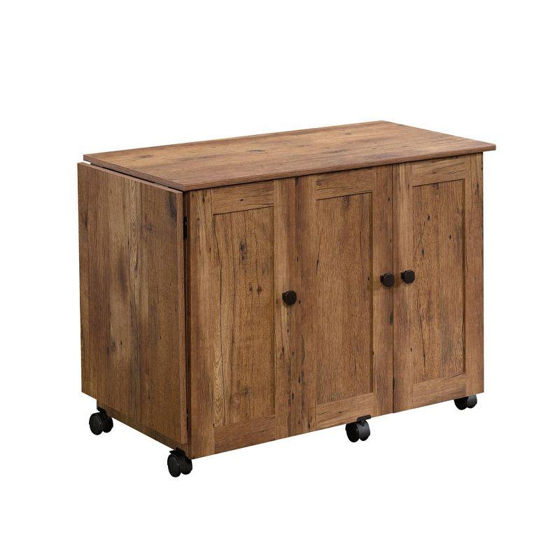 Sauder 40.079'' x 19.449'' Sewing Table with Wheels