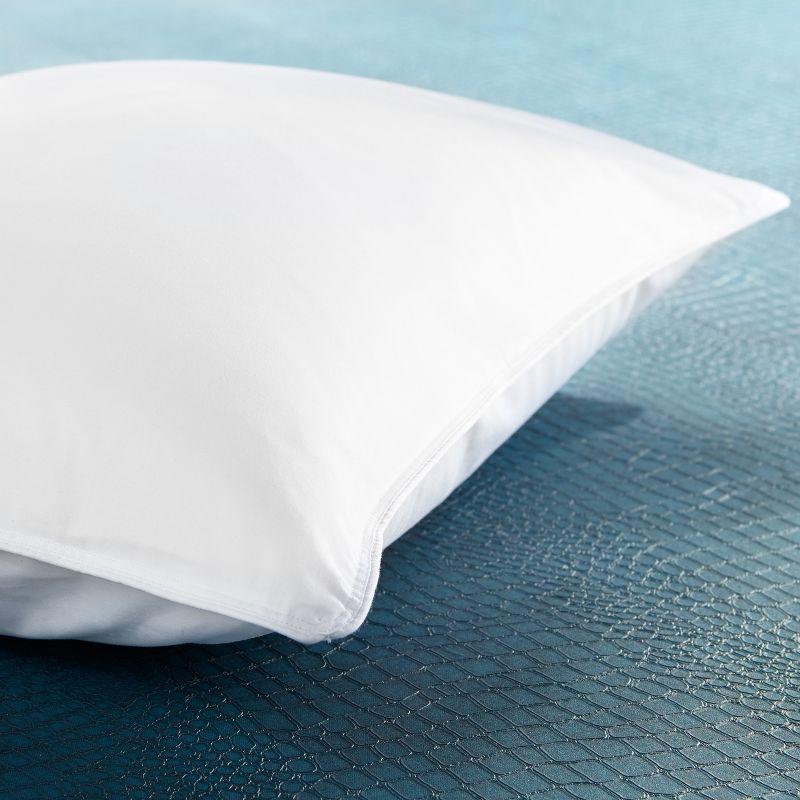 Soft White Goose Down Hypoallergenic Pillow for Stomach Sleepers