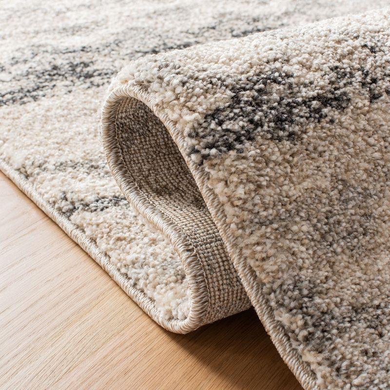 Retro RET2136 Power Loomed Indoor Area Rug - Cream/Grey - 5'3"x8' - Safavieh.