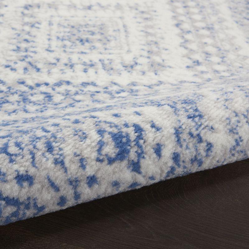 Nourison Whimsicle WHS17 Indoor only Area Rug - Ivory Blue 8'4" x 11'6"