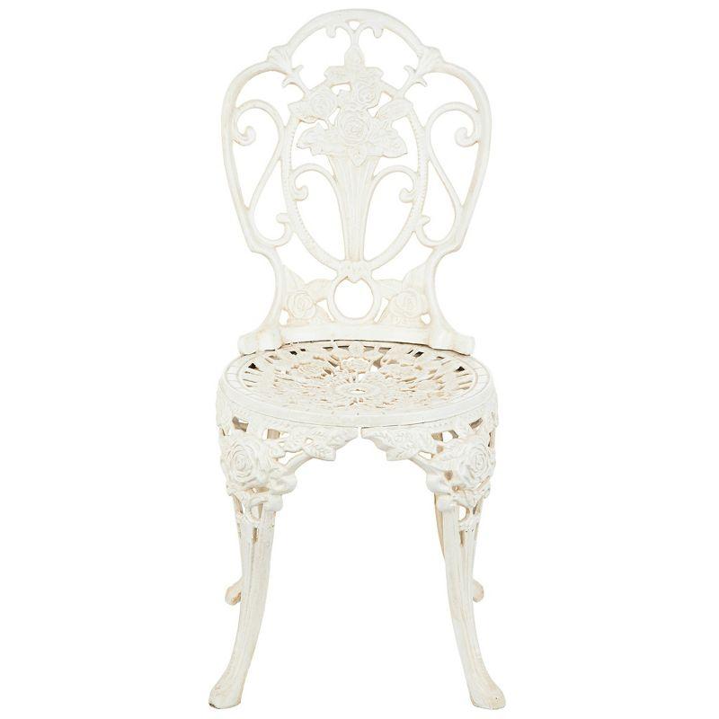 Design Toscano Villa Ravello Rose Garden Cast Iron Bistro Chair: Each