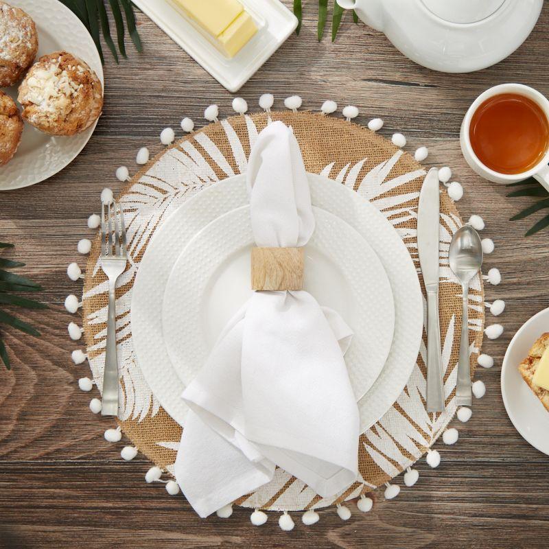 Design Imports White Solid Napkin Set/6
