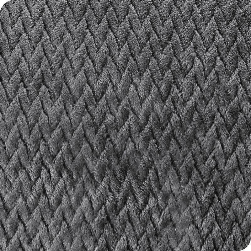 Bare Home Textured Microplush Blanket & Reviews | Wayfair