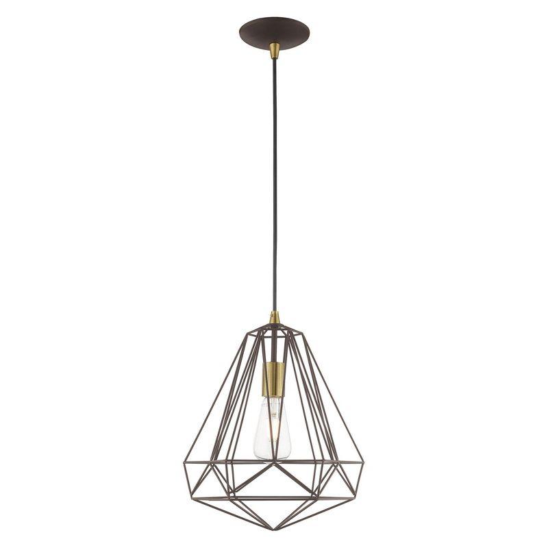 Livex Lighting Knox 1 - Light Pendant in  Bronze