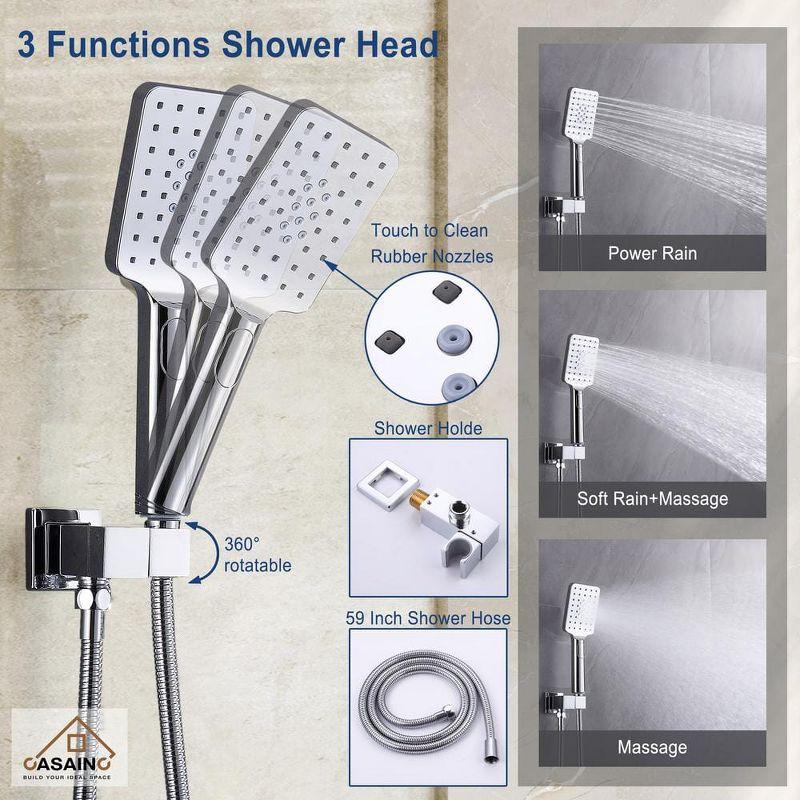 Shower Faucets & Systems All-In-One Kit with Rough in-Valve