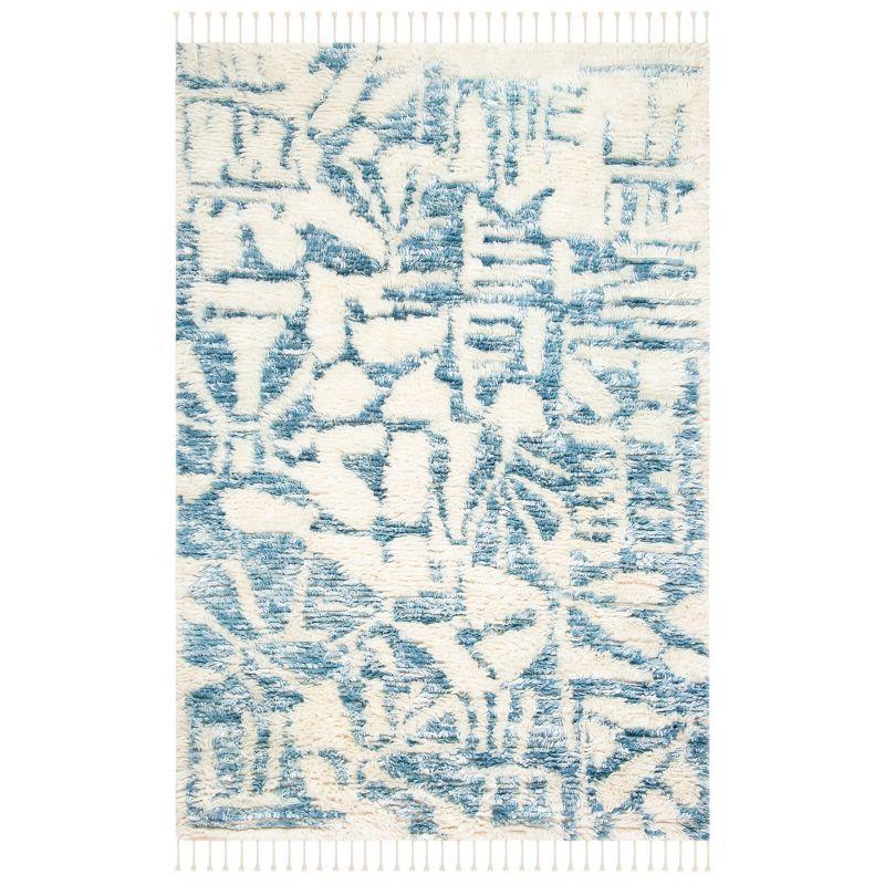 Union Rustic Duena Hand Knotted 80% Wool And 20% Viscose Abstract Rug