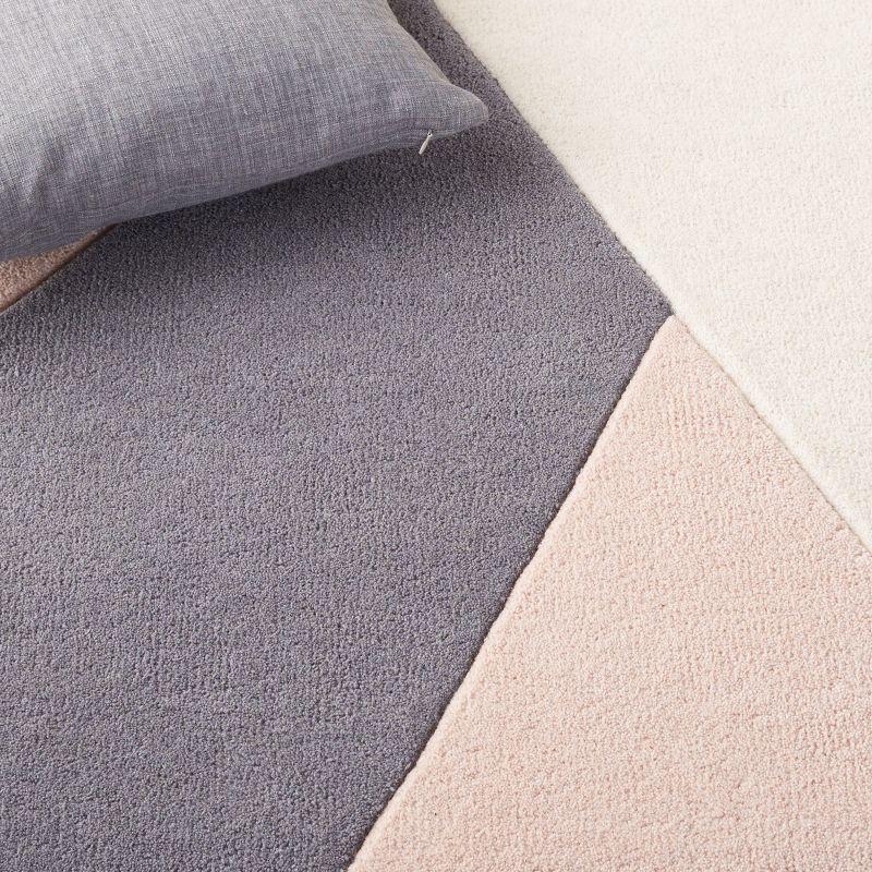 Rodeo Drive RD863 Hand Tufted Area Rug - Pink/Ivory - 3'x5' - Safavieh.