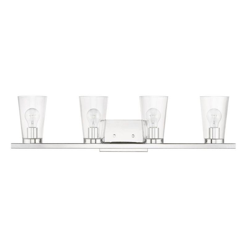 Livex Lighting Cityview 4 - Light Vanity in  Polished Chrome