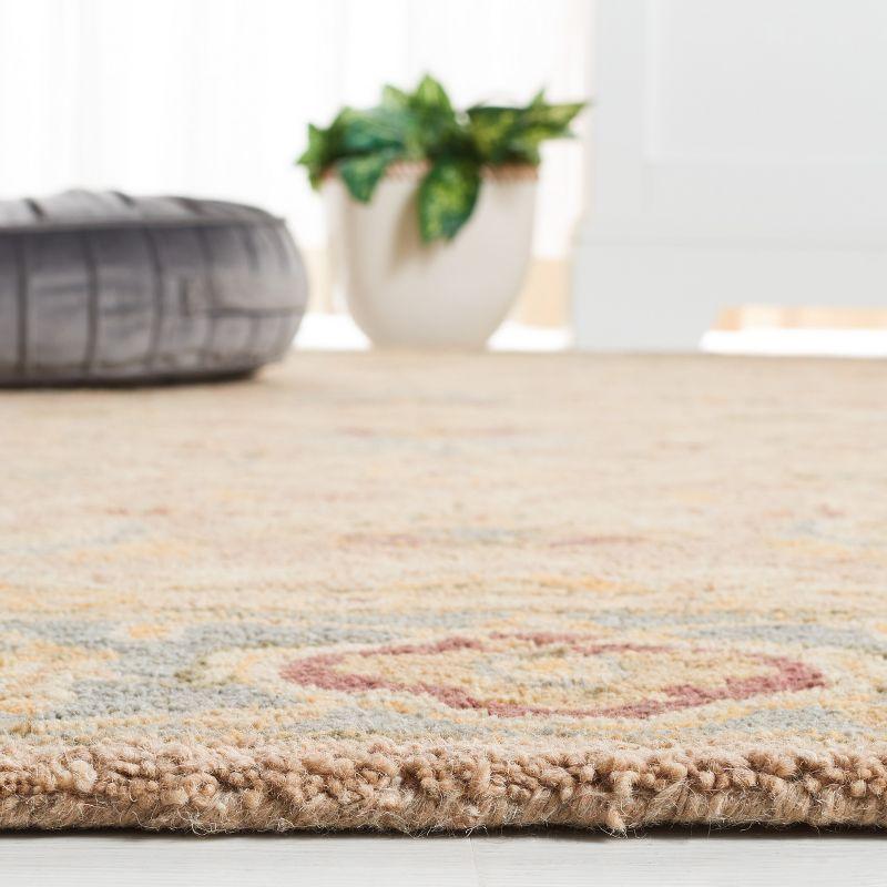 Anatolia AN549 Hand Tufted Indoor Accent Rug - Brown/Blue - 3'x5' - Safavieh