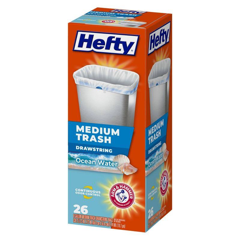 Hefty Ocean Water Trash Bag - Medium - 26ct