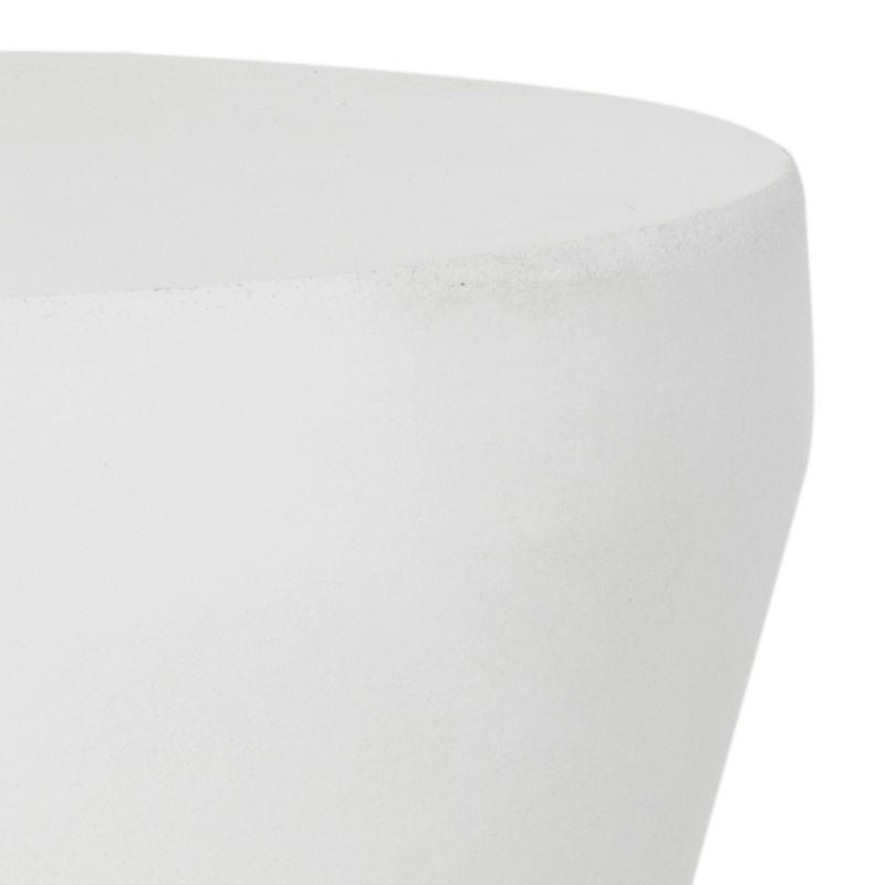 Torre Accent Stool - Indoor/Outdoor - VNN1001 - White - Safavieh