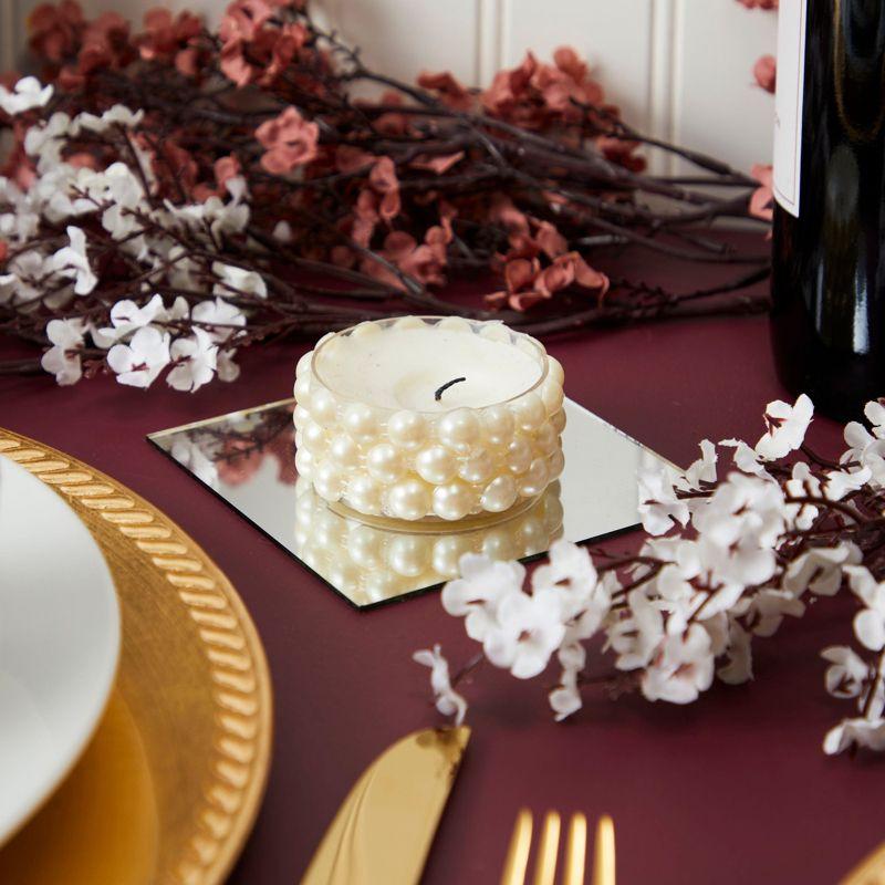 Bright Creations 50 Pack Craft Square Mirror Mosaic Tiles 4" for DIY Projects Art & Crafts Home Decorations