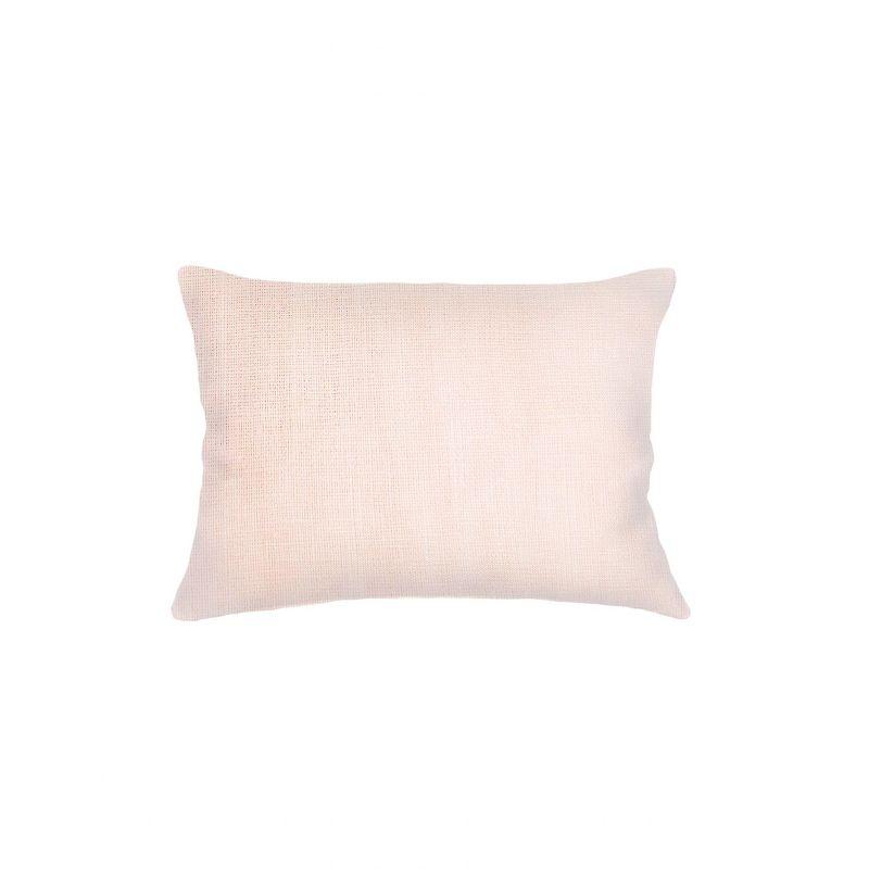 So Soft Light Pink Linen Throw Pillow 14x20