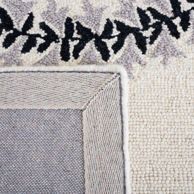 Empire EM826 Hand Tufted Area Rug - Ivory/Black - 3'x5' - Safavieh.
