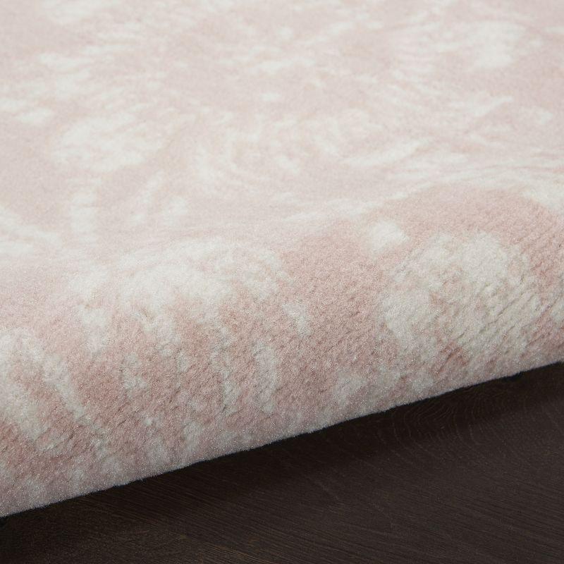 Nourison Whimsicle WHS05 Indoor only Area Rug - Pink 5' x round
