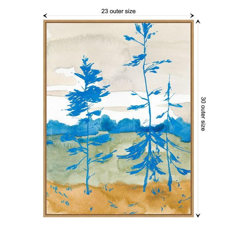 Amanti Art Cerulean Spruce Trees II by Jacob Green Framed Canvas Wall Art