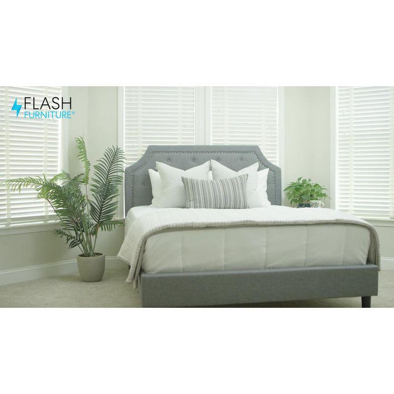 Flash Furniture Capri Comfortable Sleep 2 inch Cool Gel Memory Foam Mattress Topper