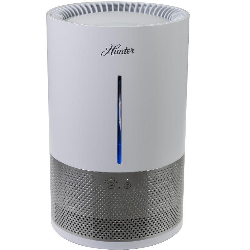 Hunter Fan Company Aspire 1.2 Gal Evaporative Humidifier with PermaWick Filter, Humidifiers for Bedroom, humidifiers for humidifiers for bedroom baby