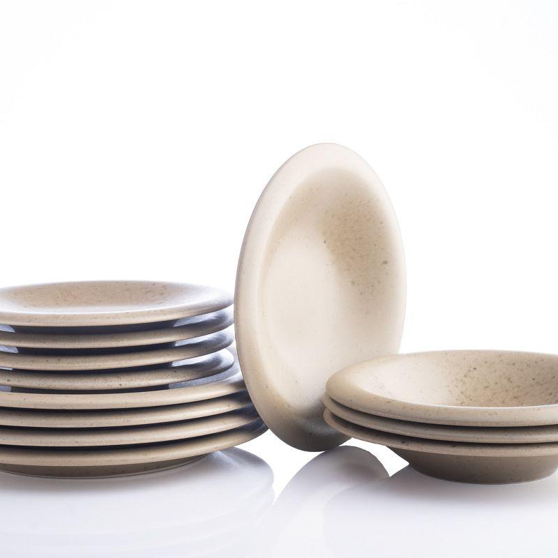 Porto By Stone Lain Aro 12-Piece Dinnerware Set Stoneware