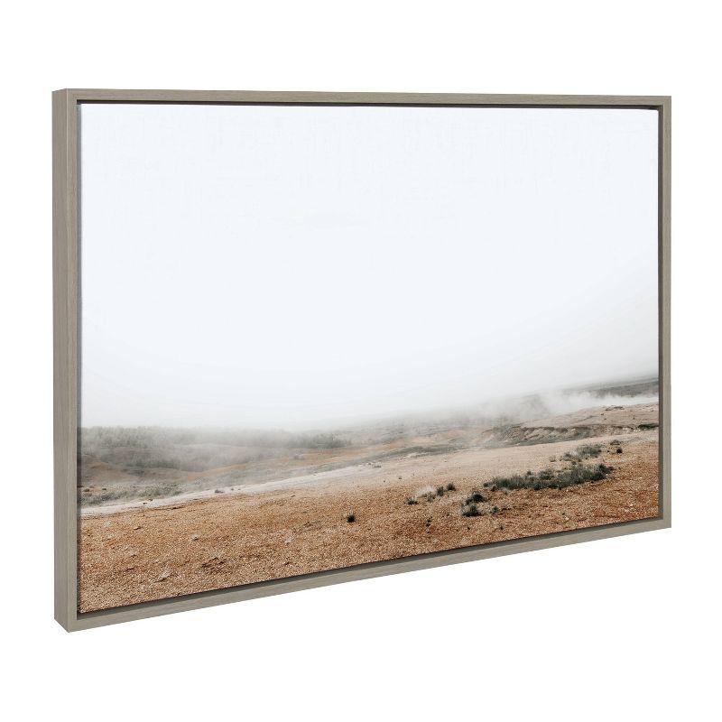 Sylvie Fogged Landscape Framed Canvas Wall Art, 23 x 33 Inch